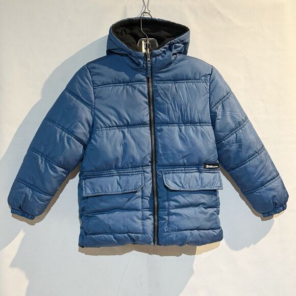 Ixtreme Winter Coat Jacket Boys Size Small Blue Fleece Lined Puffer Hood - Picture 14 of 16